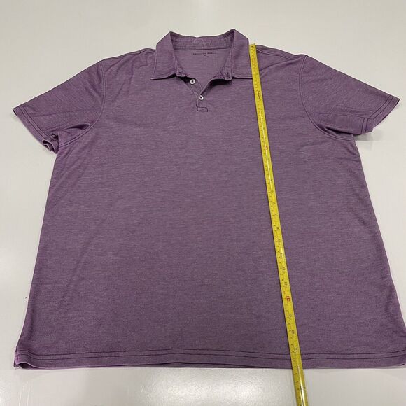 Zachary Prell Men's Short Sleeve Collared Polo Shirt Light Purple Size XL Peru - Picture 5 of 6
